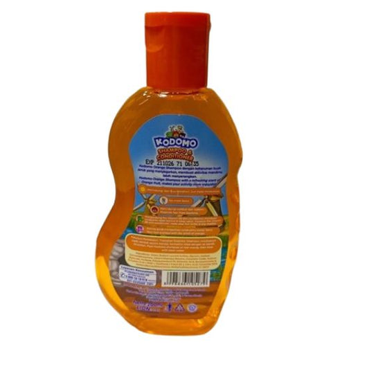 Kodomo Orange Antibacterial Shampoo & Conditioner For Kids 200ml