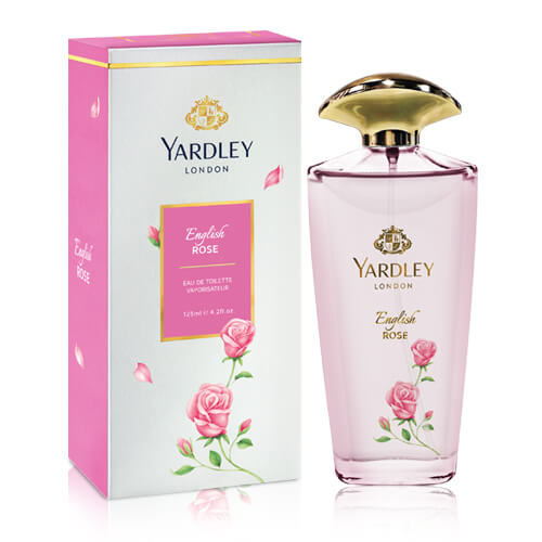 Yardley London English Rose Eau de Toilette for Women 125ml - Elegant Floral Rose Fragrance Perfume with Sparkling Citrus Not