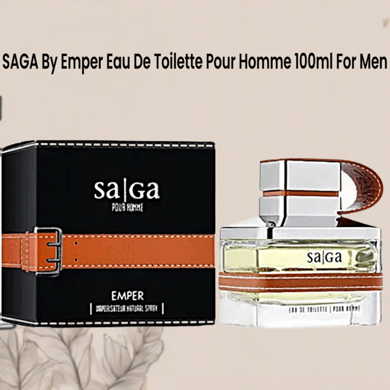 SAGA by Emper Eau de Toilette Pour Homme 100ml for Men