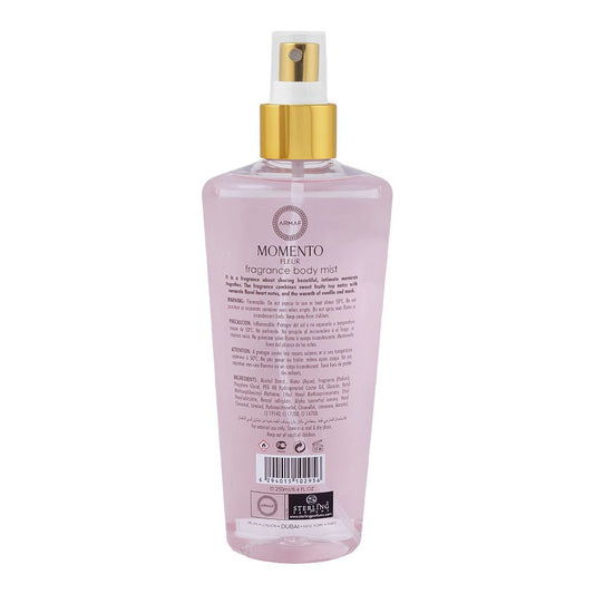 Armaf Luxe Momento Fleur Pour Femme Fragrance Body Mist 250ml - Long Lasting Elegant Floral Perfume for Women
