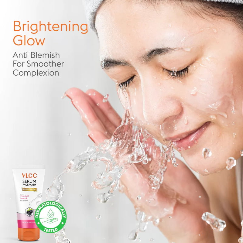 VLCC Bright Glow Serum Face Wash with Vitamin C & Mulberry 150ml
