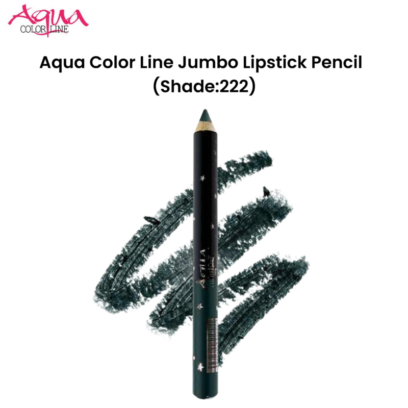 Aqua Color Line Jumbo Lipstick Pencil (Shade:222)