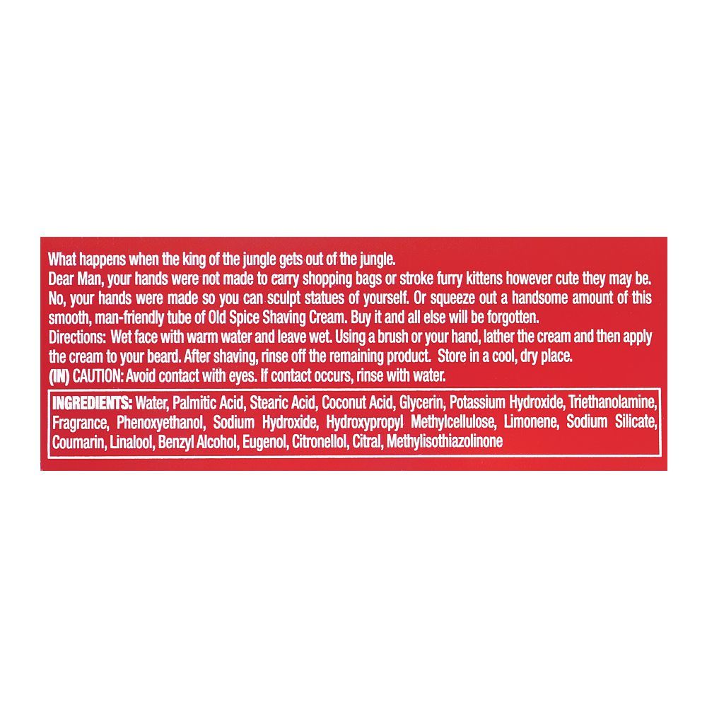Aris Perfumes Old Spice Lather Shaving Cream Fresh Lime -70g