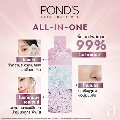 PONDS Pond's Skin Institute Micellar Miracle Water Oil Control Activated Charcoal 400ml