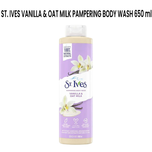 ST. IVES VANILLA & OAT MILK PAMPERING BODY WASH 650 ml