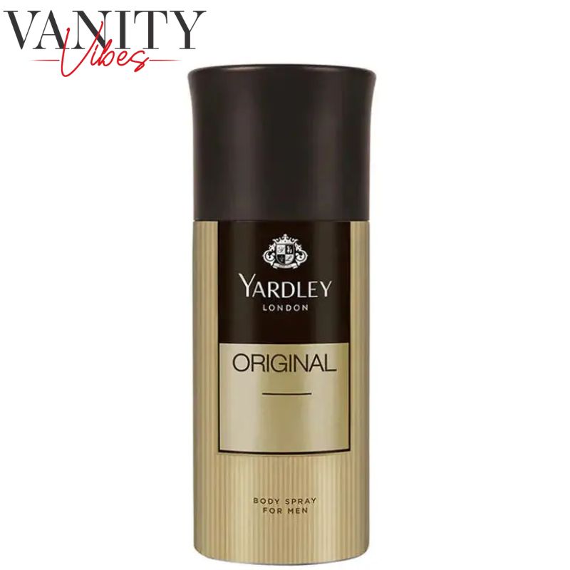 Yardley London Original for Men Body Spray 150 ml Classic Masculine Fragrance & Long‑Lasting Freshness