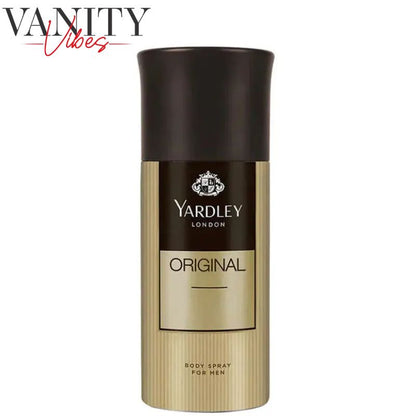 Yardley London Original for Men Body Spray 150 ml Classic Masculine Fragrance & Long‑Lasting Freshness