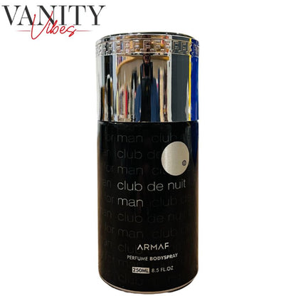 Armaf Club De Nuit For Man Perfumed Body Spray 250ml Long-Lasting Fresh & Masculine Fragrance