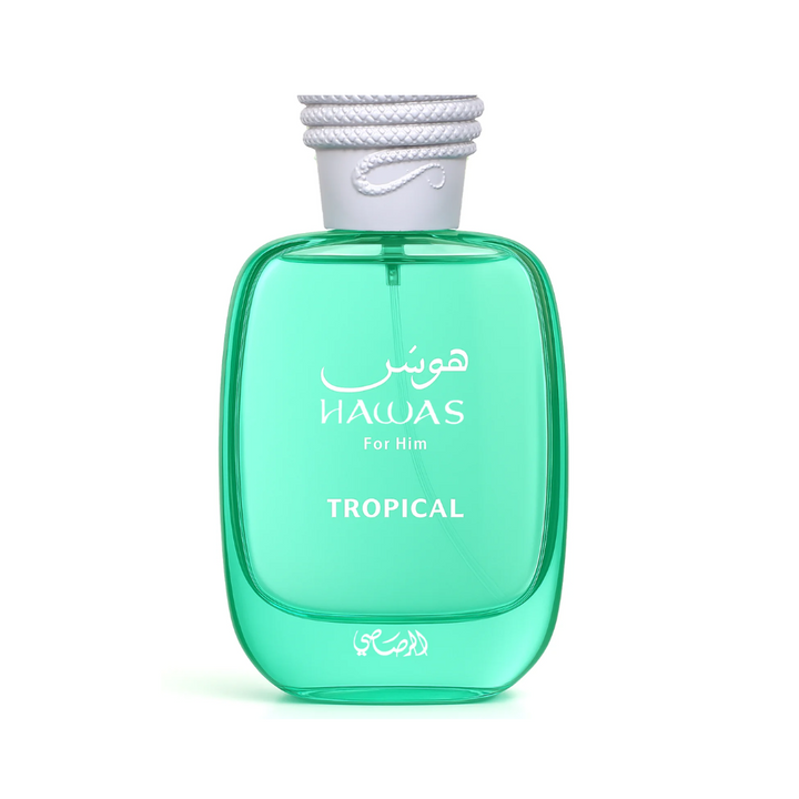 Hawas Tropical Eau de Parfum by Rasasi 100ml for Men Long-Lasting Fresh & Masculine Fragrance