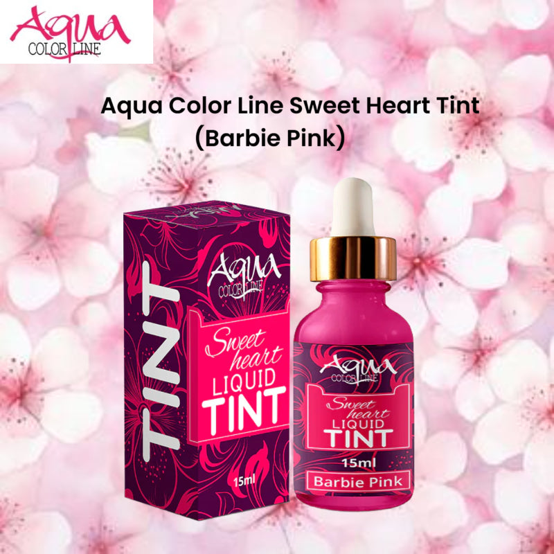 Aqua Color Line Sweet Heart Tint (Barbie Pink)