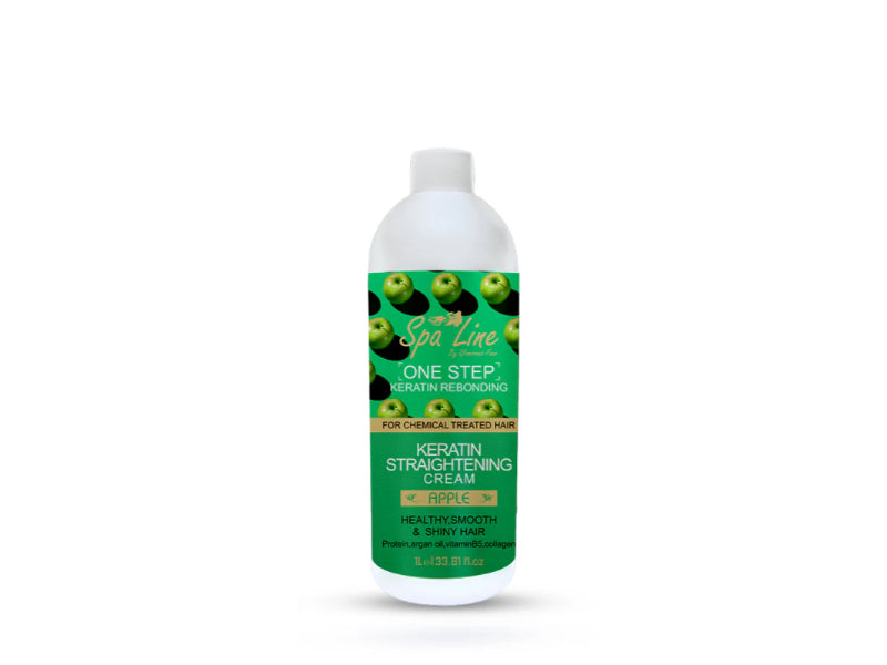 Spa Line One Step Keratin Rebonding, Straightening Cream Apple 1000 ml