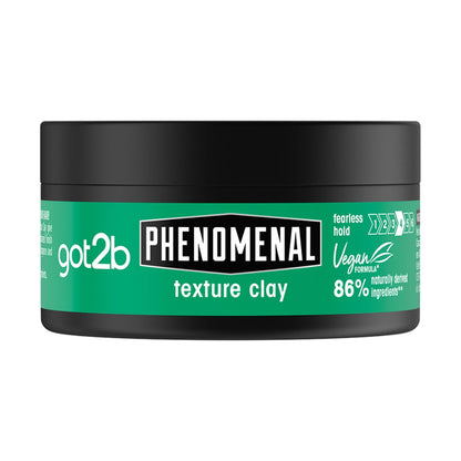 Schwarzkopf Got2b Phenomenal Texture Clay 100ml Strong Hold & Matte Finish Styling