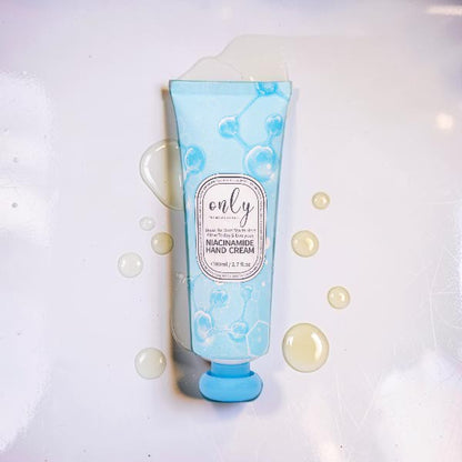Only Niacinamide Hand Cream 80ml – Deep Moisturizing Hand Care Cream for Brightening, Even Skin Tone, Dry Skin Repair, Soft S