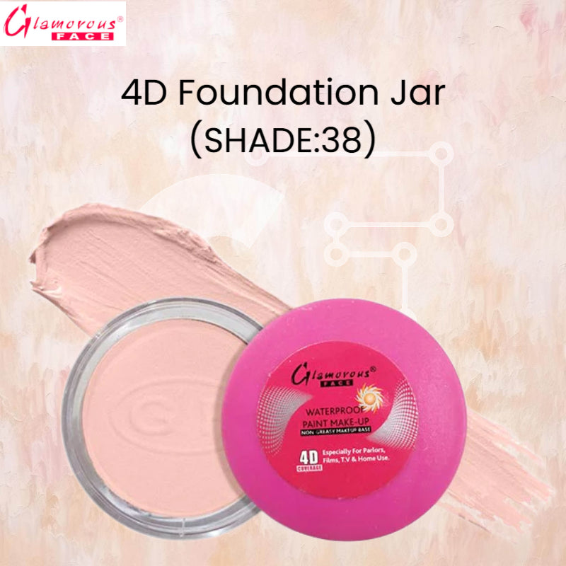 Glamorous Face 4D Foundation Jar (Shade:38)
