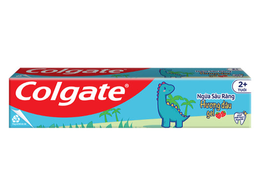Colgate Ngua Sau Rang Hurong Dau Gel 2+ Dinosaur Toothpaste 40g Gentle Cavity Protection for Kids