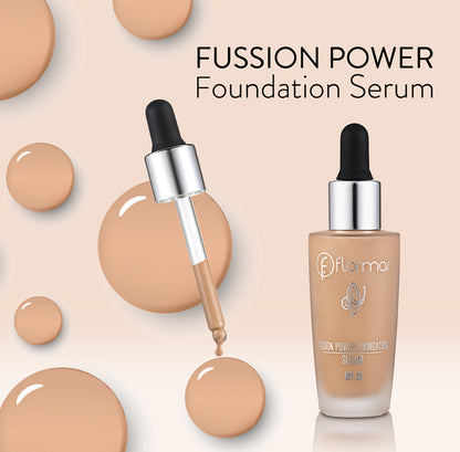 Flormar Fusion Power Foundation Serum (Shade: SF-01 Rose) 30ml