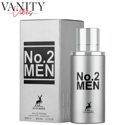 Maison Alhambra No. 2 Eau de Parfum for Men 80ml Long-Lasting Modern Masculine Fragrance