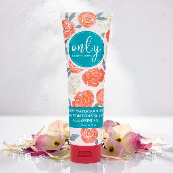 Only Rose Water Soothing Face Wash 150ml – Gentle Cleansing Skincare Face Wash for Hydration, Skin Soothing, Refreshing Care 