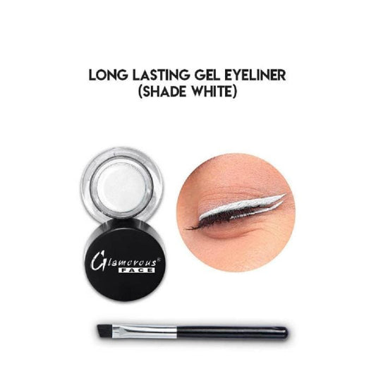 Glamorous Face Long Lasting Water Proof Gel Eyeliner (WHITE)