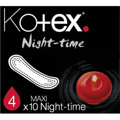 Kotex Quilted Night Time Maxi Pads 10pcs Super Soft & Absorbent