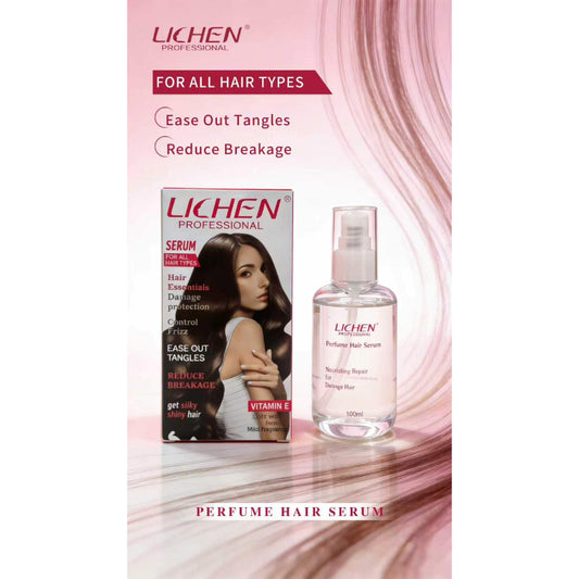 Linchen Professional Hair Serum 100ml - For All Hair Types, Smooth Frizz Control & Shine Repair Treatment