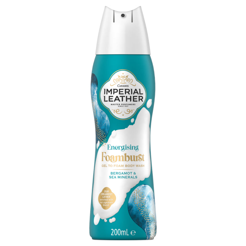 Imperial Leather Energising Foamburst Bergamot & Sea Minerals Gel To Foam Body Wash 200ml