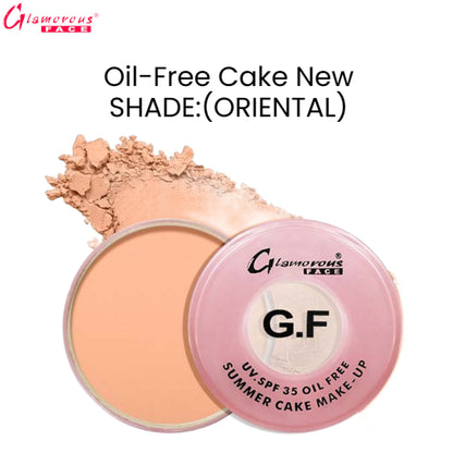 Glamorous Face Oil-Free Cake New (Shade:Oriental)