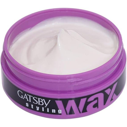 Gatsby Mohawk Firmed Ultimate & Shaggy Hair Styling Wax 75g - Extra Strong Hold Wax for Bold Mohawk Styles, Textured Finish &
