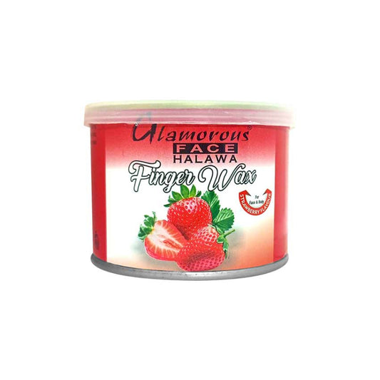 Glamorous Face Tin Finger Wax 250 gm (Strawberry)