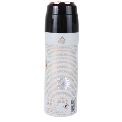 Fakhar Lattafa Women Rose Body Spray 200ml - Long Lasting Floral Fragrance & All-Day Freshness