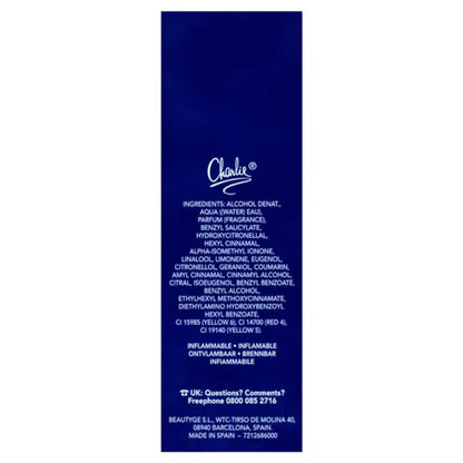 Revlon Charlie Blue Eau De Toilette 50ml – Long Lasting Classic Fresh Floral Fragrance for Women
