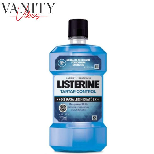 Listerine Tartar Control Rasa Lebih Kuat Antiseptic Mouthwash 250ml Strong Plaque & Germ Protection