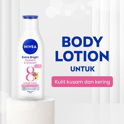 Nivea Extra Bright Radiant & Smooth 8 Superfoods Body Lotion 190ml