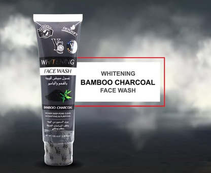 YC Whitening Bamboo Charcoal Face Wash 100 ml Deep Cleansing, Brightening & Oil Control