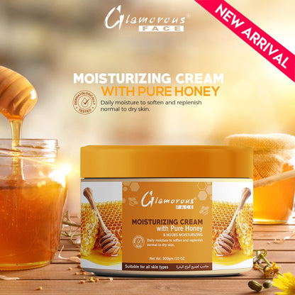 Glamorous Face Moisturizing Cream Jar 300gm (Pure Honey)