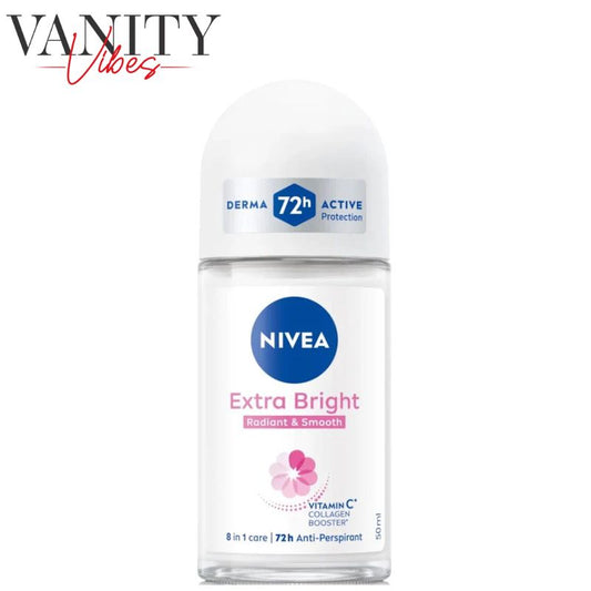 Nivea Extra Bright Radiant & Smooth Anti Perspirant Roll On 50ml