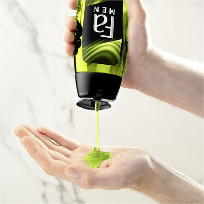 Fa Men Sport Energy Boost 3-in-1 Hair, Body & Face Shower Gel 400ml - 95% Naturally Derived Ingredients