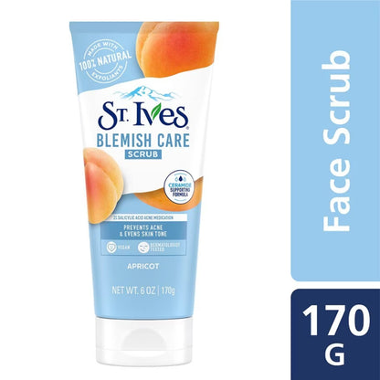 St. Ives Blemish Care Scrub Apricot 170g Deep Cleansing & Anti-Blemish Face Scrub