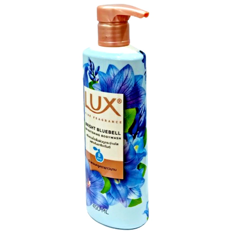 Lux Bright Bluebell Fragrance Body Wash 450ml - Gentle Cleansing Shower Gel for Soft, Smooth & Long Lasting Floral Fresh Skin