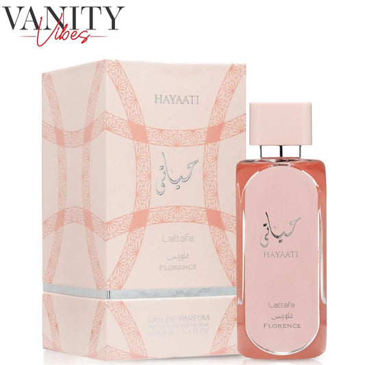 Lattafa Hayaati Florence For Women EDP 100ml – Long Lasting Floral & Fresh Perfume