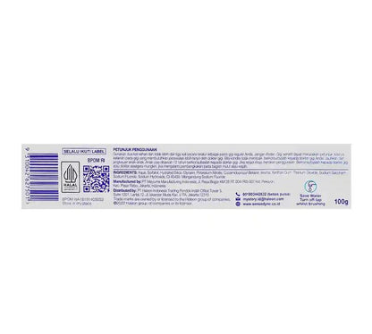 Sensodyne Original Toothpaste 100g Triple Cleaning Action 24-Hour Sensitive Teeth Protection Halal Formula