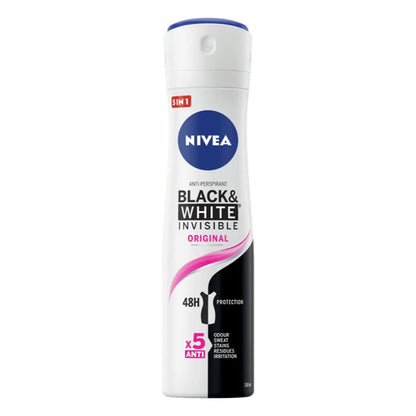 Nivea Black & White Invisible Original Women Body Spray Deodorant 150ml