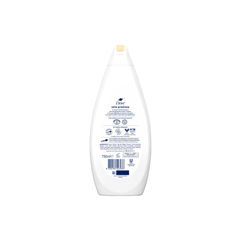 Dove Bagnodoccia Seta Preziosa (Body Wash) 750ml