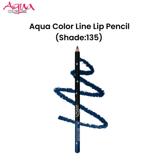 Aqua Color Line Lip Pencil (Shade:135)