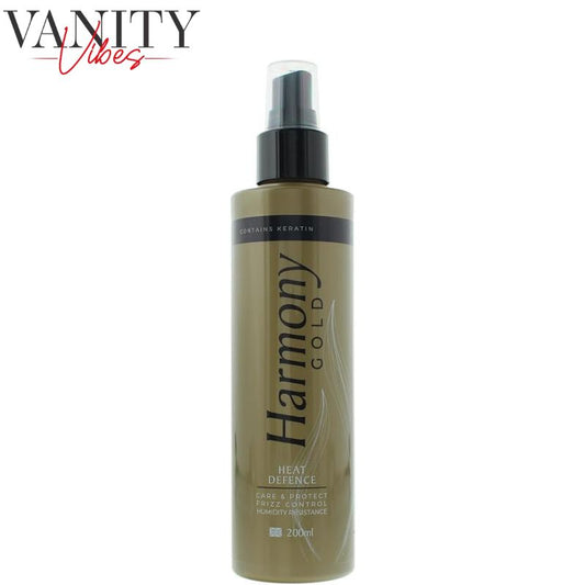 Harmony Gold Heat Defence Care & Protect Frizz Control Humidity Resistance Spray 200ml