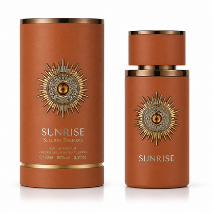 Sunrise Brown by Sellion Parfums Eau De Parfum 100ml – Long Lasting Warm Woody Spicy Fragrance Perfume for Men & Women Elegan
