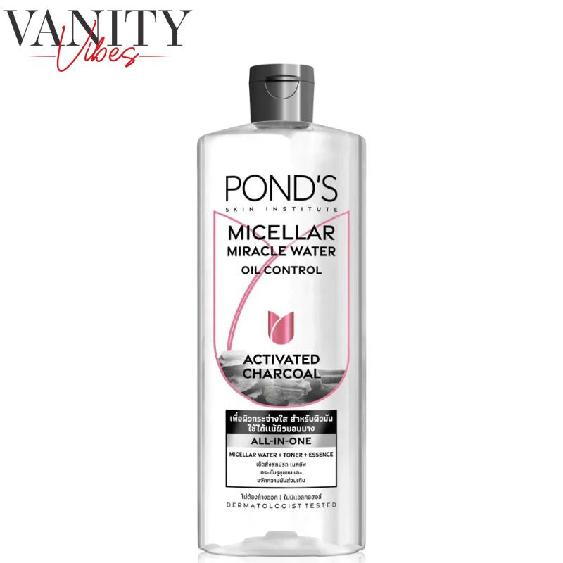 Pond's Skin Institute Micellar Miracle Water Oil Control Activated Charcoal 400ml