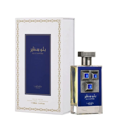 Lattafa Pride Blue Sapphir_e Eau De Parfum 100ml – Long Lasting Original Fresh Elegant Unisex Fragrance for Men & Women