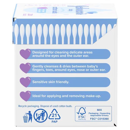 Johnsons Baby Johnson’s Baby Cotton Buds 200 Pack Gentle & Safe Daily Care