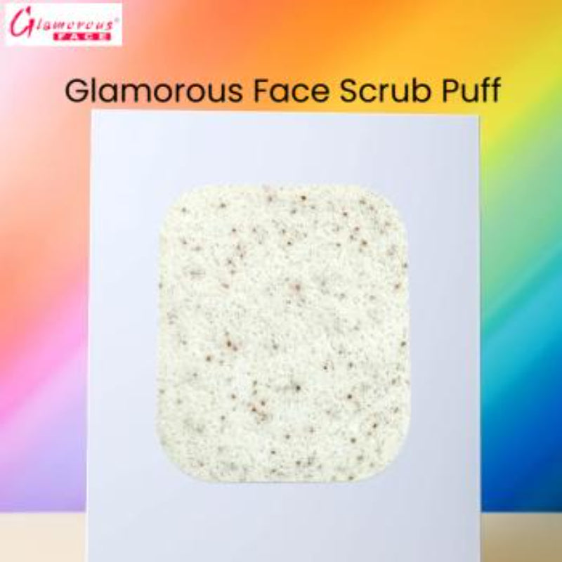 Glamorous Face Scrub Puff (01)